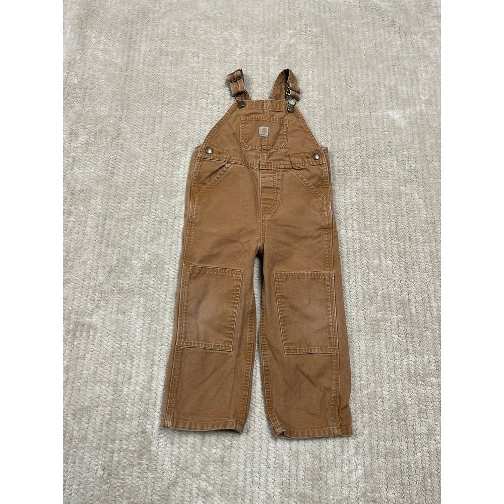 Carhartt Toddler Washed Duck Bib Overall size 3T